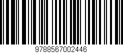 Código de barras (EAN, GTIN, SKU, ISBN): '9788567002446'
