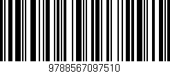 Código de barras (EAN, GTIN, SKU, ISBN): '9788567097510'