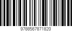 Código de barras (EAN, GTIN, SKU, ISBN): '9788567871820'