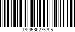 Código de barras (EAN, GTIN, SKU, ISBN): '9788568275795'