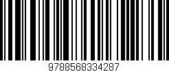 Código de barras (EAN, GTIN, SKU, ISBN): '9788568334287'