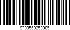 Código de barras (EAN, GTIN, SKU, ISBN): '9788569250005'