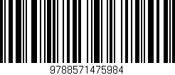 Código de barras (EAN, GTIN, SKU, ISBN): '9788571475984'