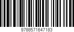 Código de barras (EAN, GTIN, SKU, ISBN): '9788571647183'
