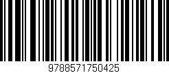 Código de barras (EAN, GTIN, SKU, ISBN): '9788571750425'