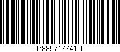 Código de barras (EAN, GTIN, SKU, ISBN): '9788571774100'