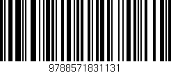 Código de barras (EAN, GTIN, SKU, ISBN): '9788571831131'