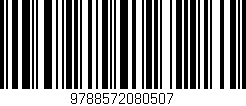 Código de barras (EAN, GTIN, SKU, ISBN): '9788572080507'
