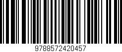 Código de barras (EAN, GTIN, SKU, ISBN): '9788572420457'