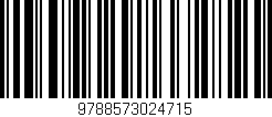 Código de barras (EAN, GTIN, SKU, ISBN): '9788573024715'