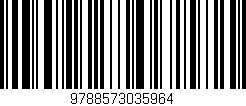 Código de barras (EAN, GTIN, SKU, ISBN): '9788573035964'