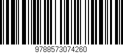 Código de barras (EAN, GTIN, SKU, ISBN): '9788573074260'