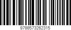 Código de barras (EAN, GTIN, SKU, ISBN): '9788573262315'
