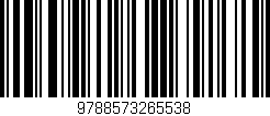 Código de barras (EAN, GTIN, SKU, ISBN): '9788573265538'