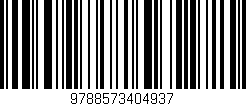 Código de barras (EAN, GTIN, SKU, ISBN): '9788573404937'