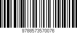 Código de barras (EAN, GTIN, SKU, ISBN): '9788573570076'