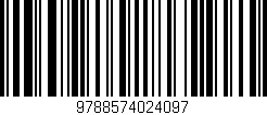 Código de barras (EAN, GTIN, SKU, ISBN): '9788574024097'