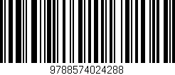 Código de barras (EAN, GTIN, SKU, ISBN): '9788574024288'