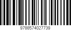 Código de barras (EAN, GTIN, SKU, ISBN): '9788574027739'