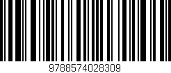 Código de barras (EAN, GTIN, SKU, ISBN): '9788574028309'