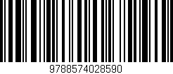Código de barras (EAN, GTIN, SKU, ISBN): '9788574028590'