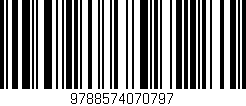 Código de barras (EAN, GTIN, SKU, ISBN): '9788574070797'