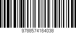 Código de barras (EAN, GTIN, SKU, ISBN): '9788574164038'