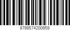 Código de barras (EAN, GTIN, SKU, ISBN): '9788574200859'