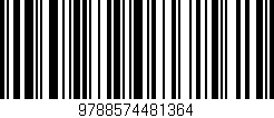 Código de barras (EAN, GTIN, SKU, ISBN): '9788574481364'