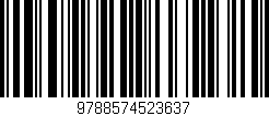 Código de barras (EAN, GTIN, SKU, ISBN): '9788574523637'
