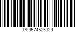 Código de barras (EAN, GTIN, SKU, ISBN): '9788574525938'