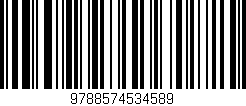 Código de barras (EAN, GTIN, SKU, ISBN): '9788574534589'