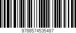 Código de barras (EAN, GTIN, SKU, ISBN): '9788574535487'