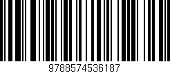 Código de barras (EAN, GTIN, SKU, ISBN): '9788574536187'