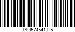Código de barras (EAN, GTIN, SKU, ISBN): '9788574541075'