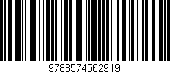 Código de barras (EAN, GTIN, SKU, ISBN): '9788574562919'