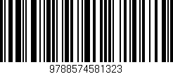 Código de barras (EAN, GTIN, SKU, ISBN): '9788574581323'