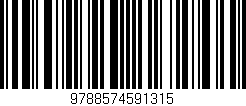 Código de barras (EAN, GTIN, SKU, ISBN): '9788574591315'