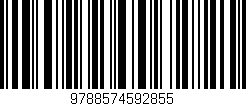 Código de barras (EAN, GTIN, SKU, ISBN): '9788574592855'