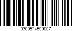 Código de barras (EAN, GTIN, SKU, ISBN): '9788574593807'