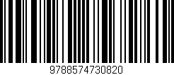 Código de barras (EAN, GTIN, SKU, ISBN): '9788574730820'