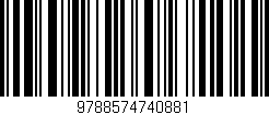 Código de barras (EAN, GTIN, SKU, ISBN): '9788574740881'