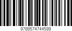 Código de barras (EAN, GTIN, SKU, ISBN): '9788574744599'