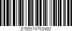 Código de barras (EAN, GTIN, SKU, ISBN): '9788574750460'