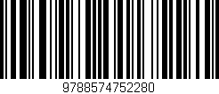 Código de barras (EAN, GTIN, SKU, ISBN): '9788574752280'