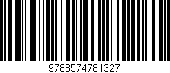 Código de barras (EAN, GTIN, SKU, ISBN): '9788574781327'