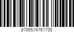 Código de barras (EAN, GTIN, SKU, ISBN): '9788574781730'