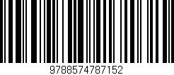 Código de barras (EAN, GTIN, SKU, ISBN): '9788574787152'