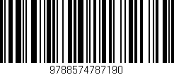 Código de barras (EAN, GTIN, SKU, ISBN): '9788574787190'