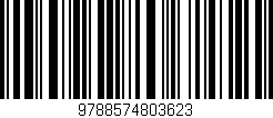 Código de barras (EAN, GTIN, SKU, ISBN): '9788574803623'